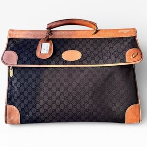Gucci Rare Monogram Travel Bag